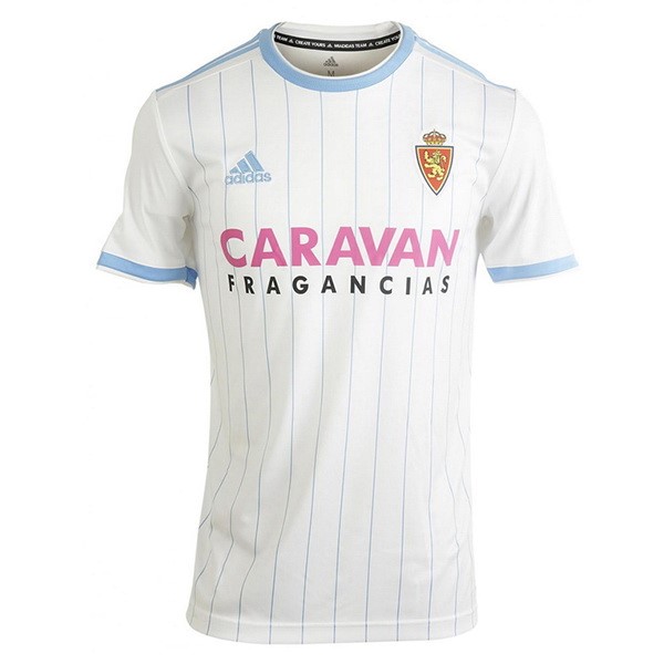 Trikot Real Zaragoza Heim 2018-19 Weiß Fussballtrikots Günstig